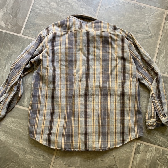 Carhartt Vintage Worn Men’s Flannel Button Down Shirt size Large - Picture 14 of 16